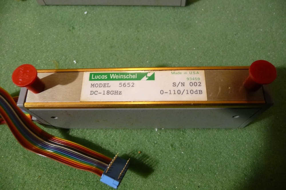 LUCAS WEINSCHEL MODEL 4652 STEP ATTENUATOR 0-110DB/10DB DC-18GHZ