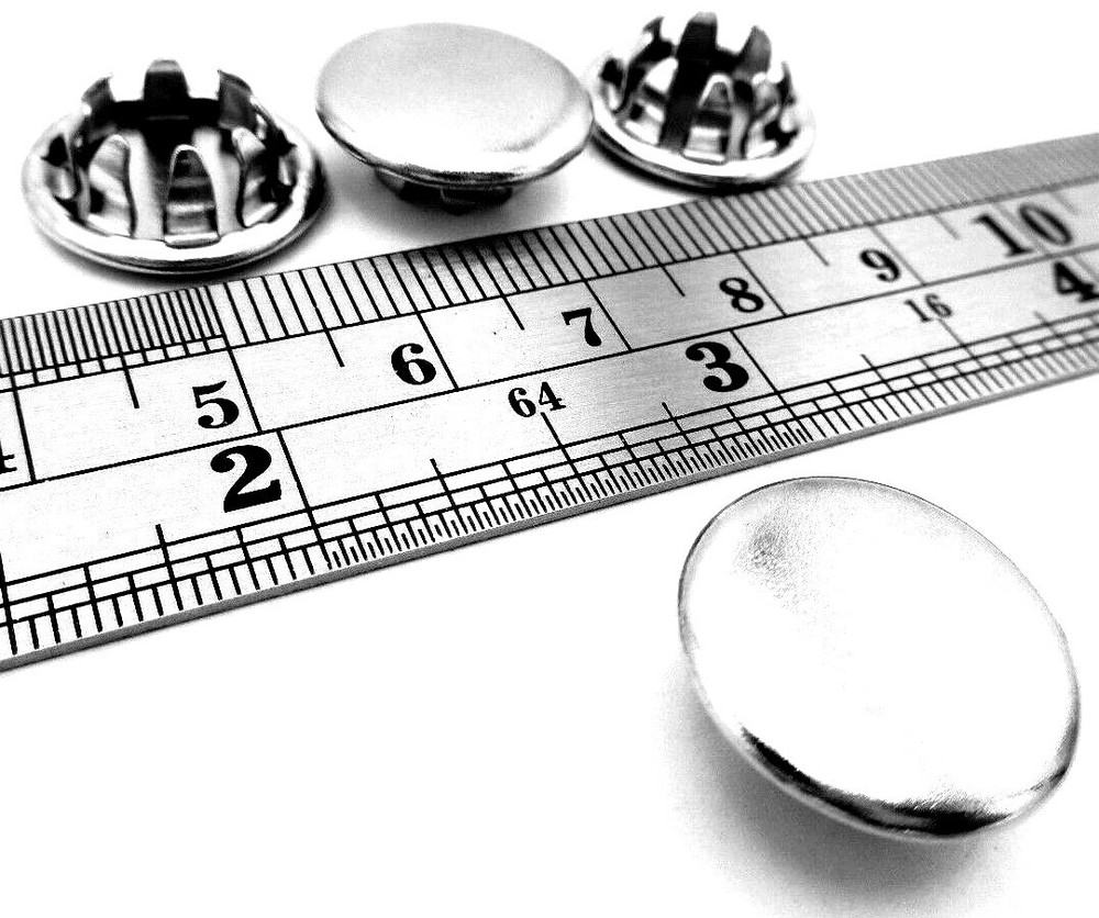 7/16″ Hole Fit Cap Round Nickel Plated Steel Cap Plug For 7/16″ Hole All Weather