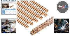 40 pcs Silver Brazing Rods for HVAC Copper Refridge Welding 0.04×9.84″