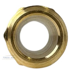 5 Pack Brass Pipe Hex Nipple Fitting 1/4″ MNPT x 1/4″ NPT Male Adapter