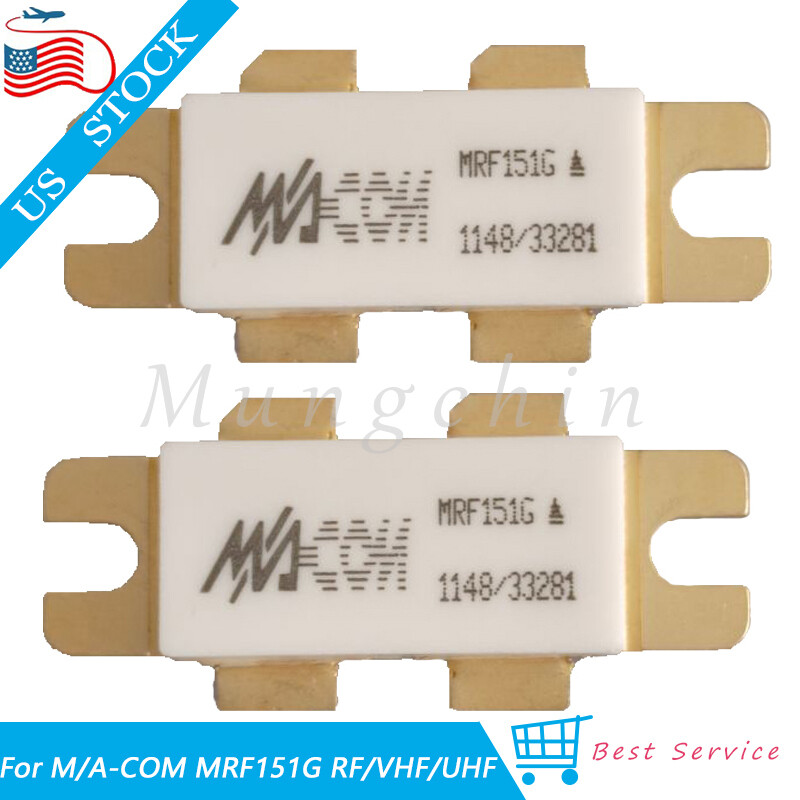 2PCS M/A-COM MRF151G MRF151 RF Power Amplifier Transistor 300 W 175 MHz US Stock