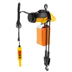 Electric Chain Hoist Single Phase Crane Hoist 2200 lbs Load 10 ft Lifting 1300W