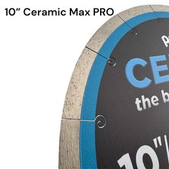 10″ Diamond Blade for Porcelain Tile – Max Pro 1.6mm – Tile Saw/Cutter
