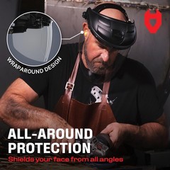 NoCry Safety Face Shield – Anti-Fog Impact Resistant Adjustable Headgear