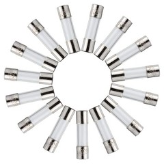 BOJACK T0.5AL250V 5x20mm 0.5A 250V Slow Blow Fuses 0.5 Amp 250 T0.5A, C-425