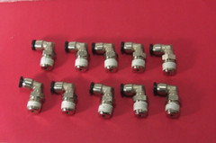 10-PARKER W169PLP-4-4, Push-To-Connect Fittings, 1/4″ Swivel x 1/4″ Male NPTF
