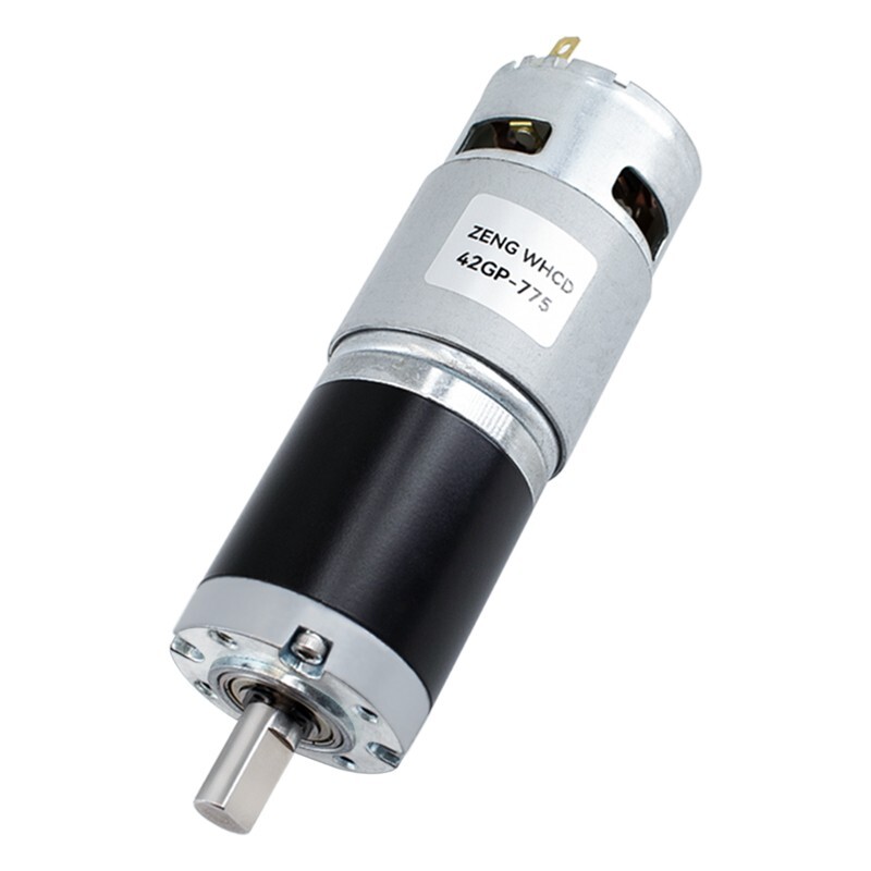 42GP-775 Planetary Gear Brushed Motor DC 12V 24V High Torque Forward And Reverse