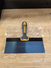 DEWALT Drywall 10″ Blue Steel Taping Knife w/ Soft Grip Handle | DXTT-2-126