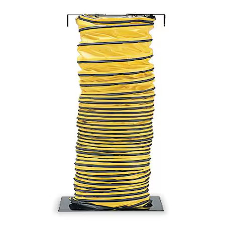 Allegro Industries 9600-25 Ventilation Duct, 25 Ft., Yellow
