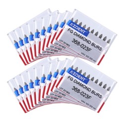 AZDENT Dental FG Diamond Burs Fine Red Football #368-023F 10pcs/pack USA