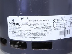EMERSON K55HXPBJ-1304 Blower Motor 115V 1075RPM 1/3HP 4SPD D340126P04