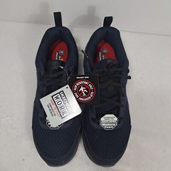 Skechers Men’s Composite Toe Slip Resistant Lace-Up Work Shoe 200089/NVY 7.5