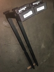 Set of 2 -48″ Long Brick /Block Fork Blade, Class II, 2″ x 2″x 48″