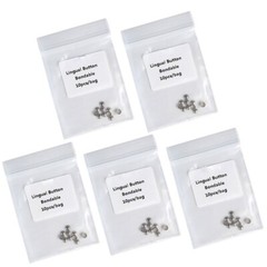 10pcs Dental Orthodontic Lingual Buttons Bondable Round Mesh Base