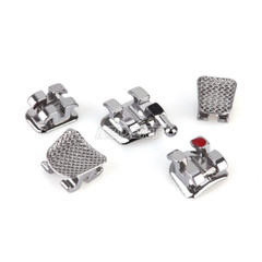 10 Packs AZDENT Dental Orthodontic Brackets Braces Metal Mini Roth.018 Hooks 345