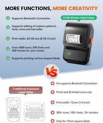Label Maker Machine with Tape, M100 Address Barcode Label Printer, Versatile …