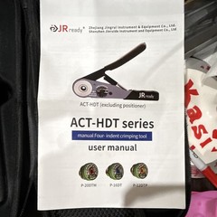 JRready ACT-HDT Series Manual 4-Indent Crimping Tool Kit, Black Sheath