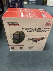 Lincoln Electric Welding Helmet with Angle Grinder Kit K5594-1 -NEW FAST SHIP