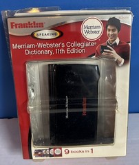 Franklin Speaking Marian-Webster Collegiate Dictionary 11th Edition – Tested