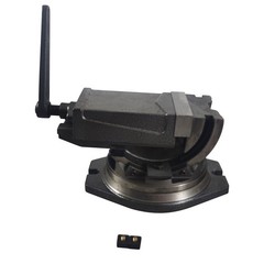 5 inch Tilting and Swiveling Milling Vise Milling Machine Vise with Base Bench