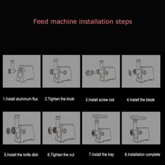 Electric Animal Feed Food Pellet Machine 8mm Pellet Household Pet Food Mill 220V