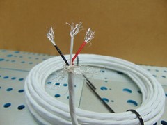 10 feet 22 AWG Shielded 3 Twisted Silver Plated PTFE Teflon Wire SPC