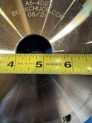 Buck Chuck Hardinge Lathe Adapter Plate 6″ 4° Taper A6-4DEG Toolroom