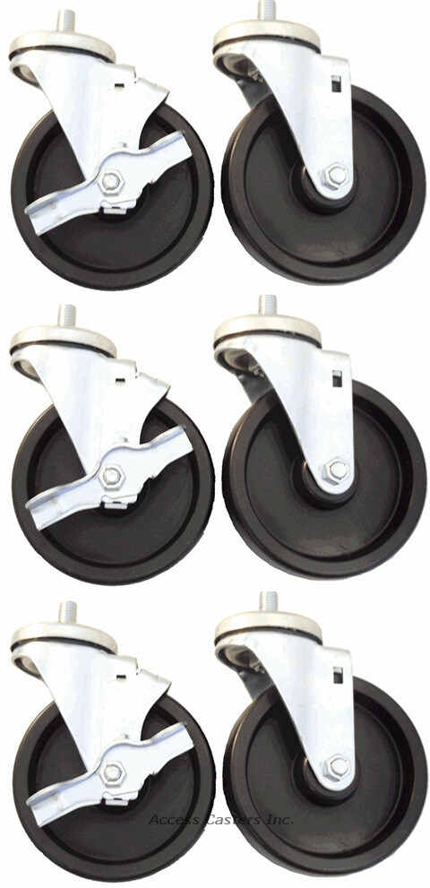 AC-830283 5″ Caster Set that fits True Refrigeration Units