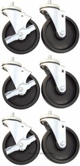 AC-830283 5″ Caster Set that fits True Refrigeration Units