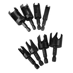 New Wood Plug Cutter Drill Bit 1/4 Hex Shank Cutting Tool 1/4″, 5/8″, 3/8″, 1/2″