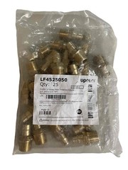 25 Pack Uponor LF4525050 ProPEX LF Brass Male Threaded Adapter 1/2 Pex x 1/2 NPT