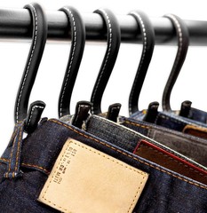 Brute Strength – S Shaped Hooks Wrapped in Full Grain Leather – 2 pcs – Black…