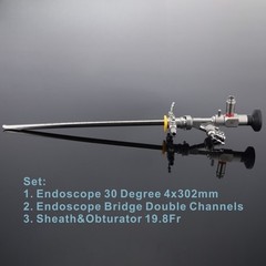 Rigid Urology Cystoscope 30 Degree 4x302mm Sheath & Endoscope Bridge