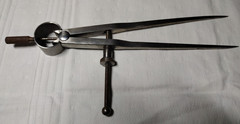 L. S. STARRETT Spring-Type Dividers Opens To 6 Plus Inches Made In USA