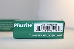 Lot of 9 Plusrite JCD Tungsten Halogen Lamps, 120V, 40W JCD120V40W G9