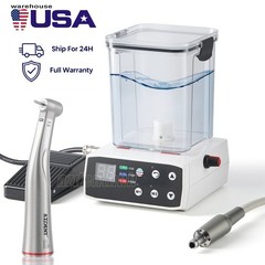 Dental LED Electric Motor with Water Supply /1:5 Fiber Optic Contra Handpiece