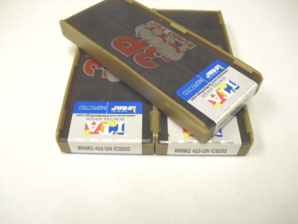 WNMG 432 GN IC8250 ISCAR Insert **10PCS** Genuine