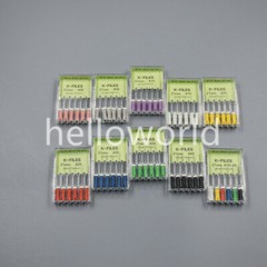 6 Pcs/Pack Nickel Titanium Dental Endodontic Root Canal Hand Use K-Files #15-40