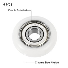 4pcs Ball Bearings 8x30x8.5mm Double Shielded (GCr15) Bearings