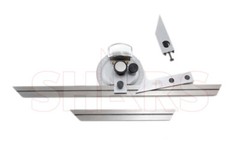 360 UNIVERSAL BEVEL DIAL PROTRACTOR 6″ 12″ BLADES SATIN #