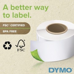 DYMO LabelWriter Shipping – Shipping Labels – Black on White – 4 in x 6 in – 220