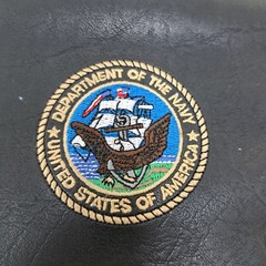 US Department of the Navy 3 Ring Planner Organizer Binder Snap Closure