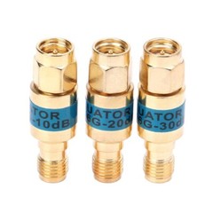 Golden SMA Fixed Attenuator DC-6GHz SMA-JK 2W SMA FR Attenuation 1db