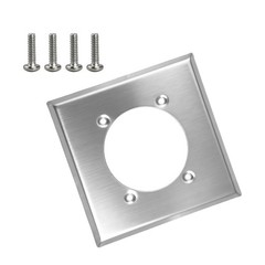 Single Hole 2 Gang Receptacle Wall Plate Ø2.48″ Fits for 14-50R Hubbell HBL9450A
