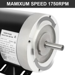 1.5HP General Purpose Electric Motor 56C Frame 1750RPM Three Phase 230/460V