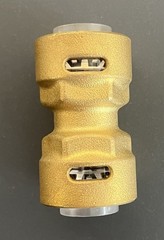 SB1 5/8” Quick Connect HVAC Brass Coupler Fitting 5/8” RS1 Coupling Slip X Slip