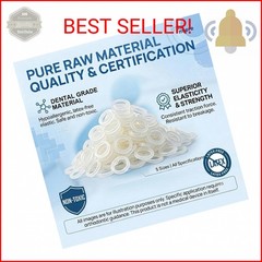 LA MIERE Non Latex 300 pcs 1/4inch Light Intraoral Elastic Bands, Orthodontic El