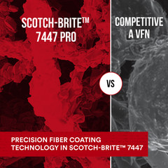 Scotch-Brite 7447B Pro Hand Pad [Very Fine]: 6 in. x 9 in. (Red) *5-pack