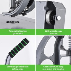 Grommet Tool Kit, Automatic Eyelet Feeding Hand Manual Hole Eyelet Press Punch