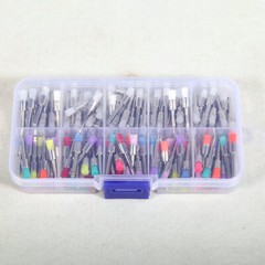 200 Pcs Dental Nylon Polishing Flat Latch Polisher Prophy Brush Disposable
